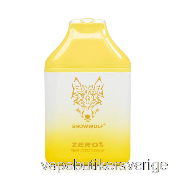 Vape Sverige Snowwolf Zero 5500 0% Nikotinfri Engångs Päron Sockervadd